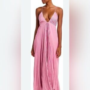 Gorgeous A.L.C. Angelina Pleated Dress in Chateau Rose. Size 8. NWOT.